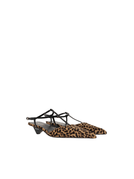 Leopard-Printed Calf Hair Slingbacks-PRADA-JOHN JULIA