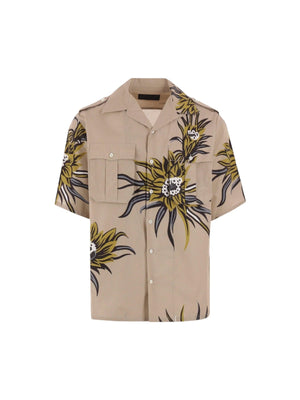 Lilium Poplin Bowling Shirt-PRADA-JOHN JULIA