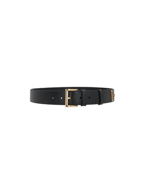 Logo-detailed Saffiano Leather Belt-PRADA-JOHN JULIA