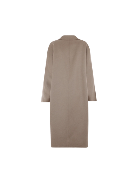 Embroidered Single-Breasted Cashmere Coat-Prada-JOHN JULIA