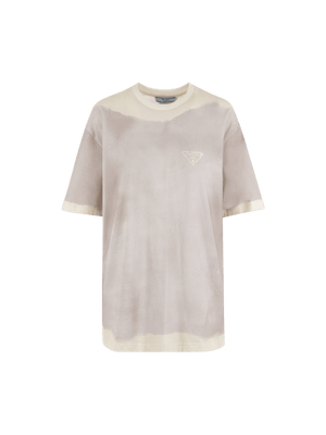 Logo Printed T-Shirt-PRADA-JOHN JULIA