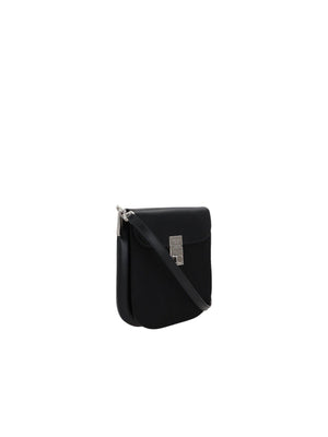 Margit Nylon and Smooth Leather Shoulder Bag-PRADA-JOHN JULIA