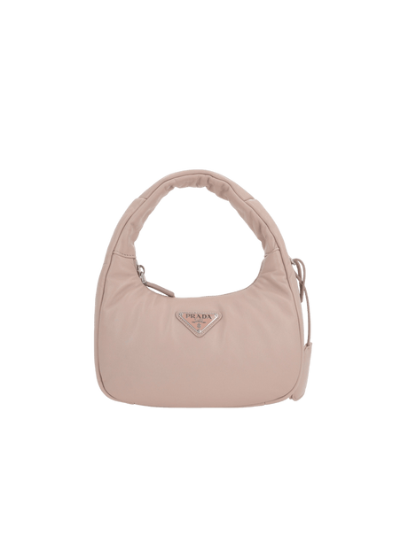 Mini Padded Nappa Soft Hobo Bag-PRADA-JOHN JULIA