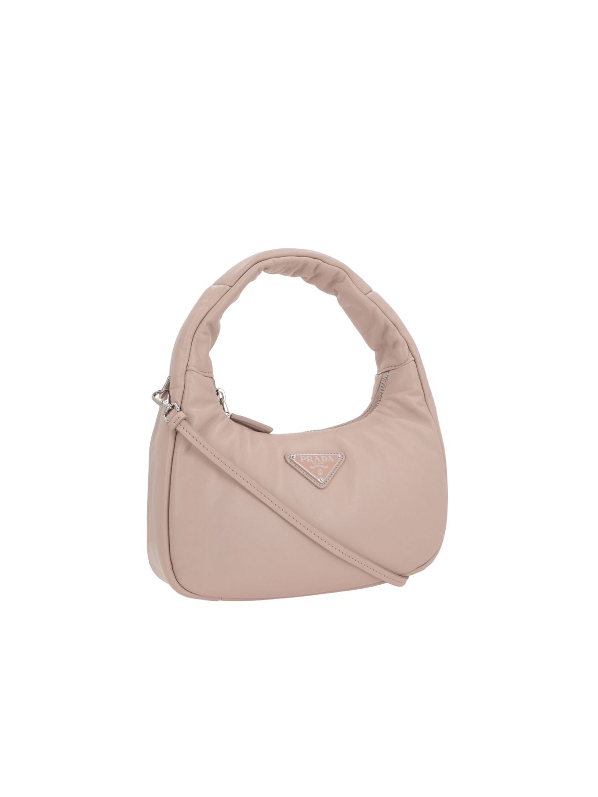 Mini Padded Nappa Soft Hobo Bag-PRADA-JOHN JULIA