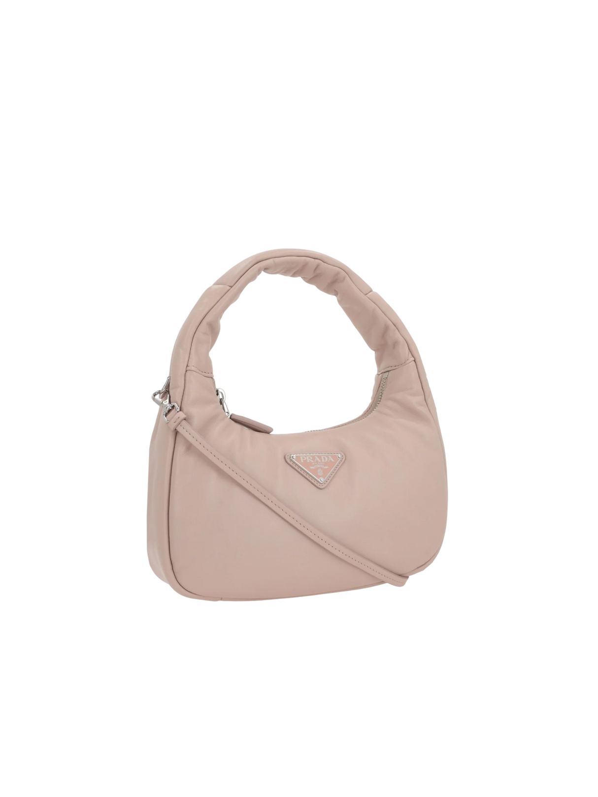 Mini Padded Nappa Soft Hobo Bag-PRADA-JOHN JULIA