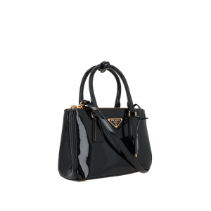 Mini Patent Leather Galleria Handbag-PRADA-JOHN JULIA