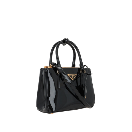 Mini Patent Leather Galleria Handbag-PRADA-JOHN JULIA