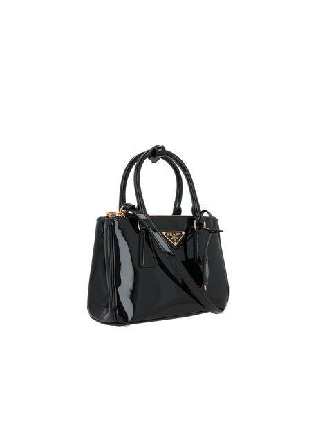 Mini Patent Leather Galleria Handbag-PRADA-JOHN JULIA