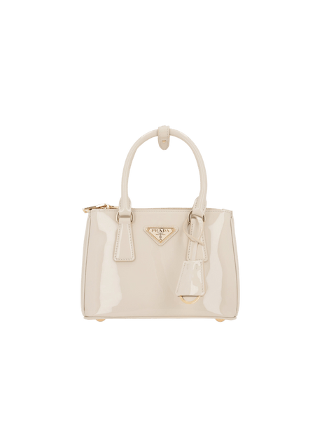 Mini Patent Leather Galleria Handbag-PRADA-JOHN JULIA