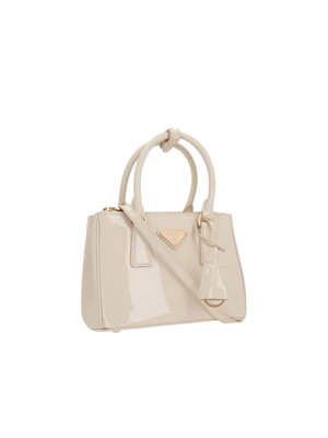 Mini Patent Leather Galleria Handbag-PRADA-JOHN JULIA