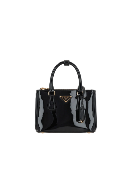 Mini Patent Leather Galleria Handbag-PRADA-JOHN JULIA