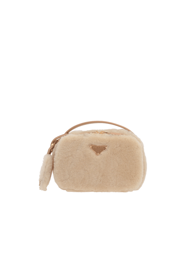 Mini Shearling Odette Handbag-PRADA-JOHN JULIA