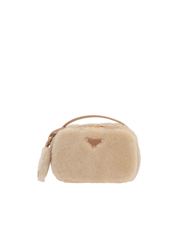 Mini Shearling Odette Handbag-PRADA-JOHN JULIA