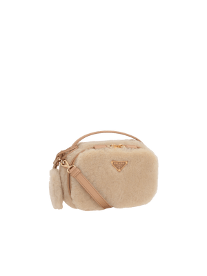 Mini Shearling Odette Handbag-PRADA-JOHN JULIA