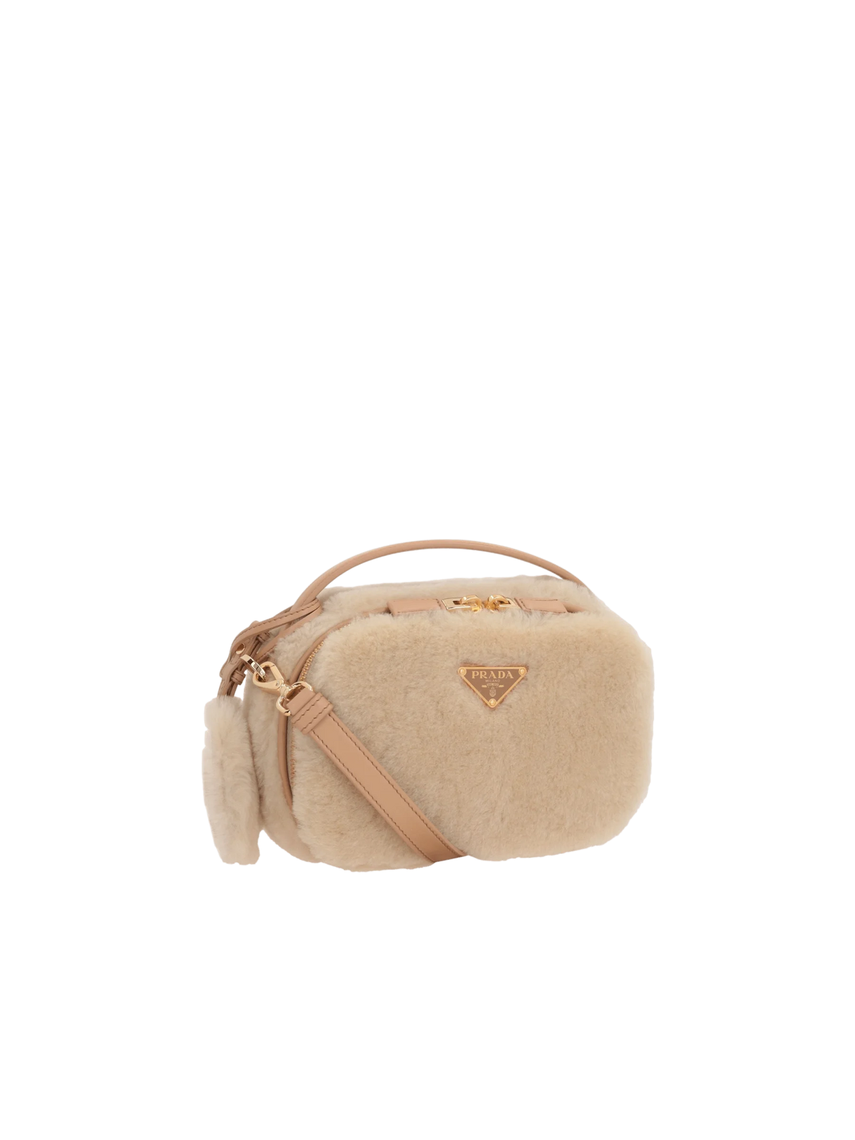 Mini Shearling Odette Handbag-PRADA-JOHN JULIA