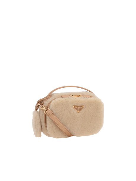 Mini Shearling Odette Handbag-PRADA-JOHN JULIA