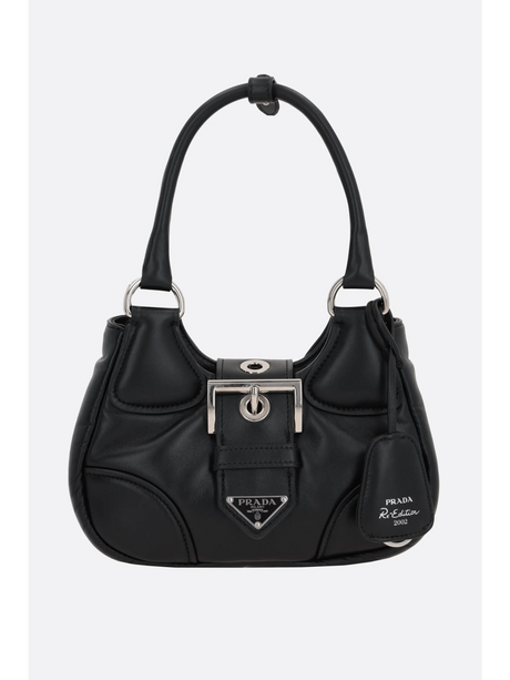 Moon Padded Leather Handbag-Prada-JOHN JULIA