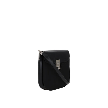 Nylon and Smooth Leather Margit Small Shoulder Bag-PRADA-JOHN JULIA