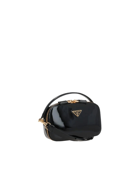 Odette Mini Patent Leather Handbag-PRADA-JOHN JULIA