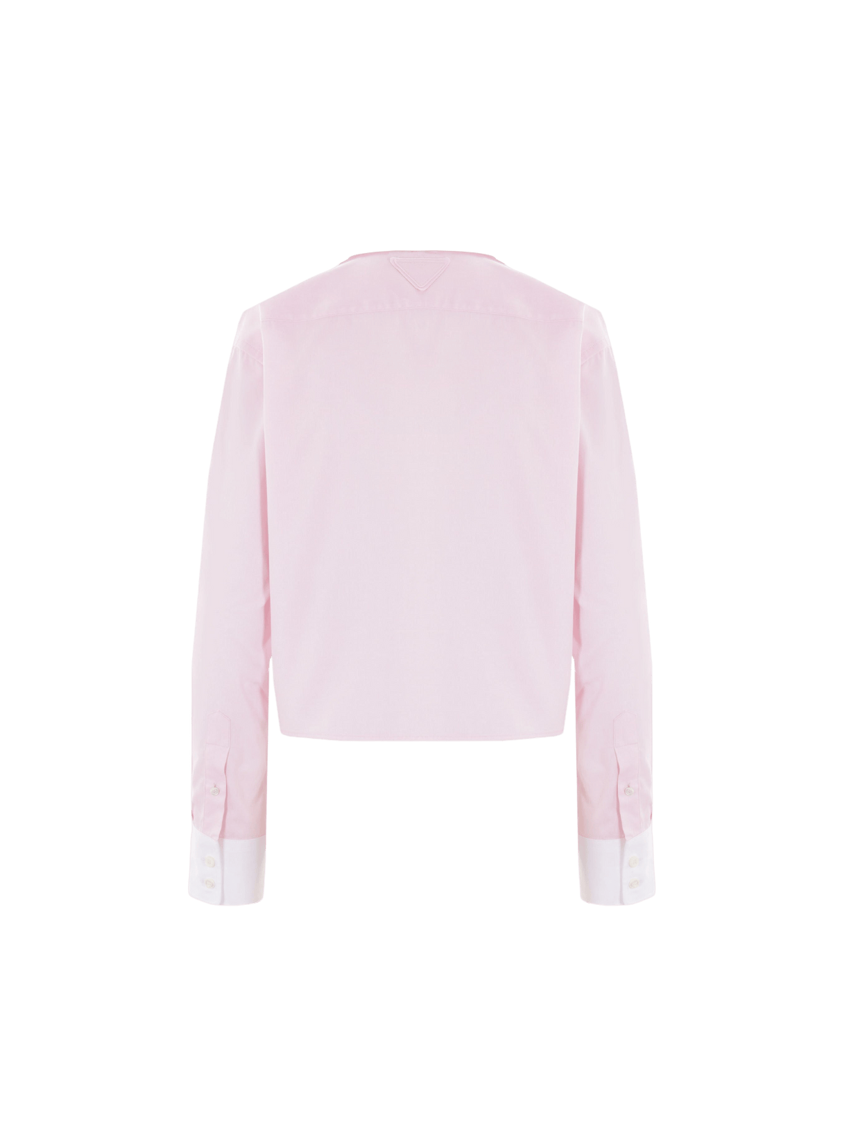 Oxford and Poplin Cropped Shirt-PRADA-JOHN JULIA