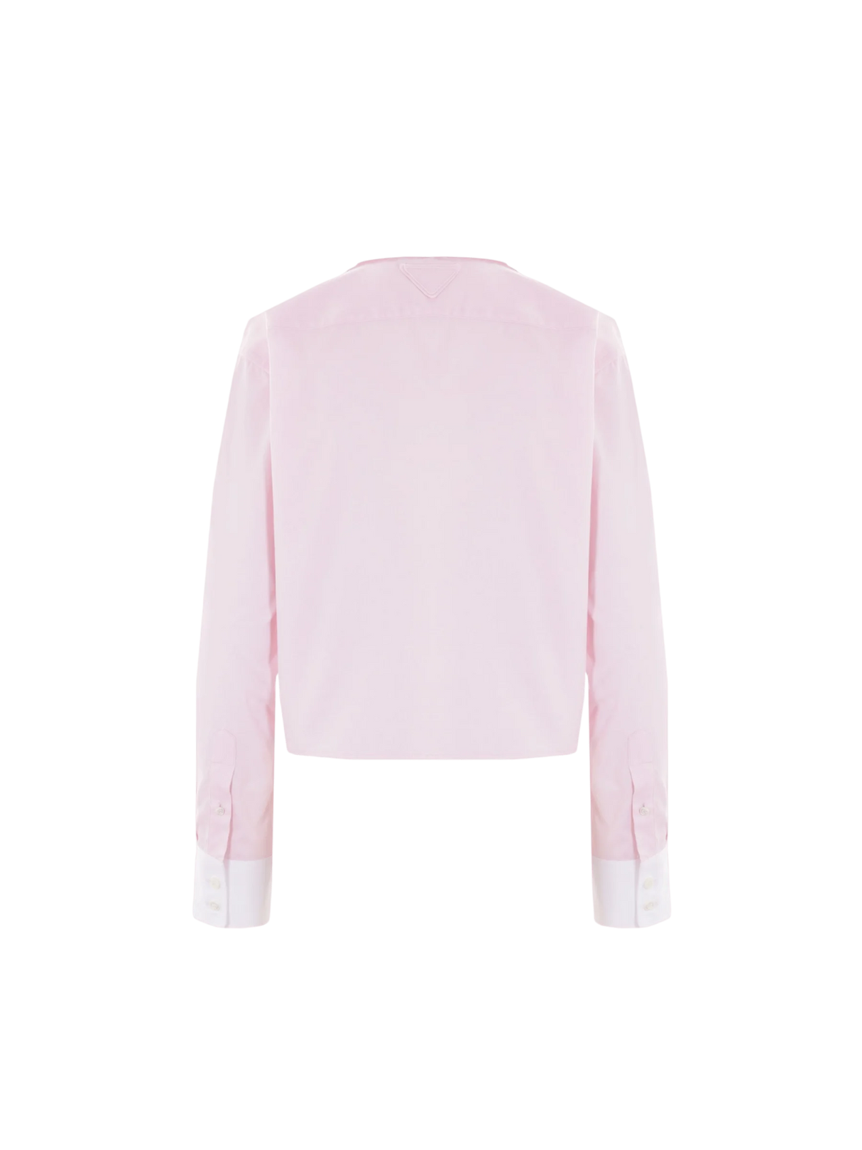 Oxford and Poplin Cropped Shirt-PRADA-JOHN JULIA