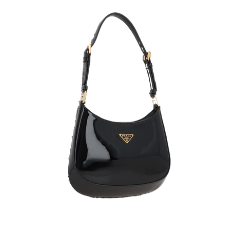 Patent Leather Cleo Hobo Bag-PRADA-JOHN JULIA