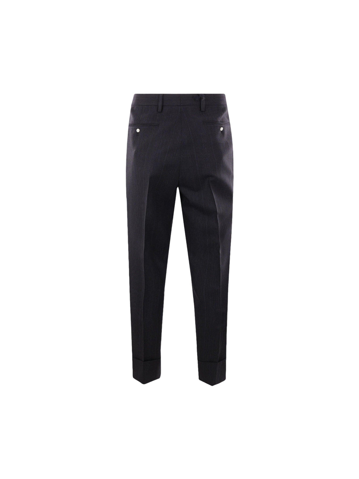 Pinstriped Wool Pants-PRADA-JOHN JULIA