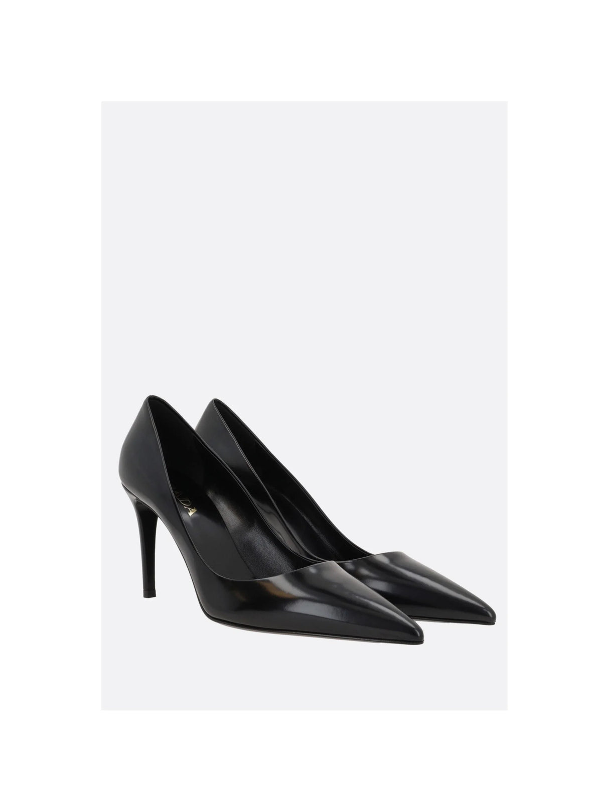 PRADA-Polished Leather Pumps-JOHN JULIA