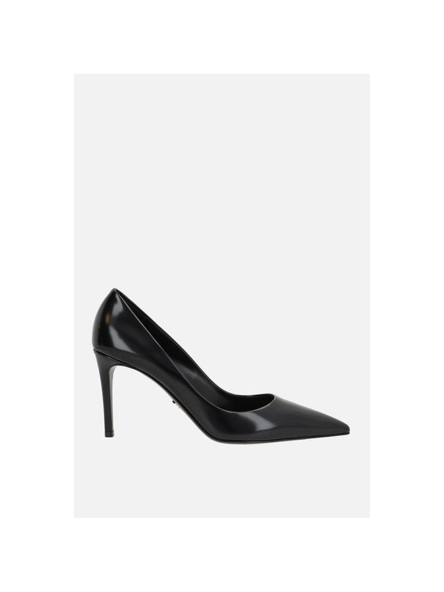 PRADA-Polished Leather Pumps-JOHN JULIA