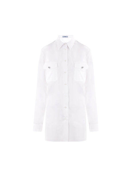 Poplin Oversized Shirt-PRADA-JOHN JULIA