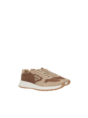 PRADA-Prax 01 Suede Nylon Sneakers-JOHN JULIA