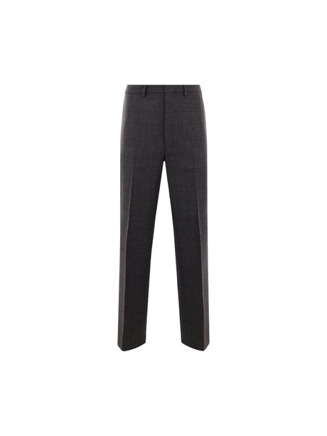 Prince Of Wales Wool Trousers-PRADA-JOHN JULIA