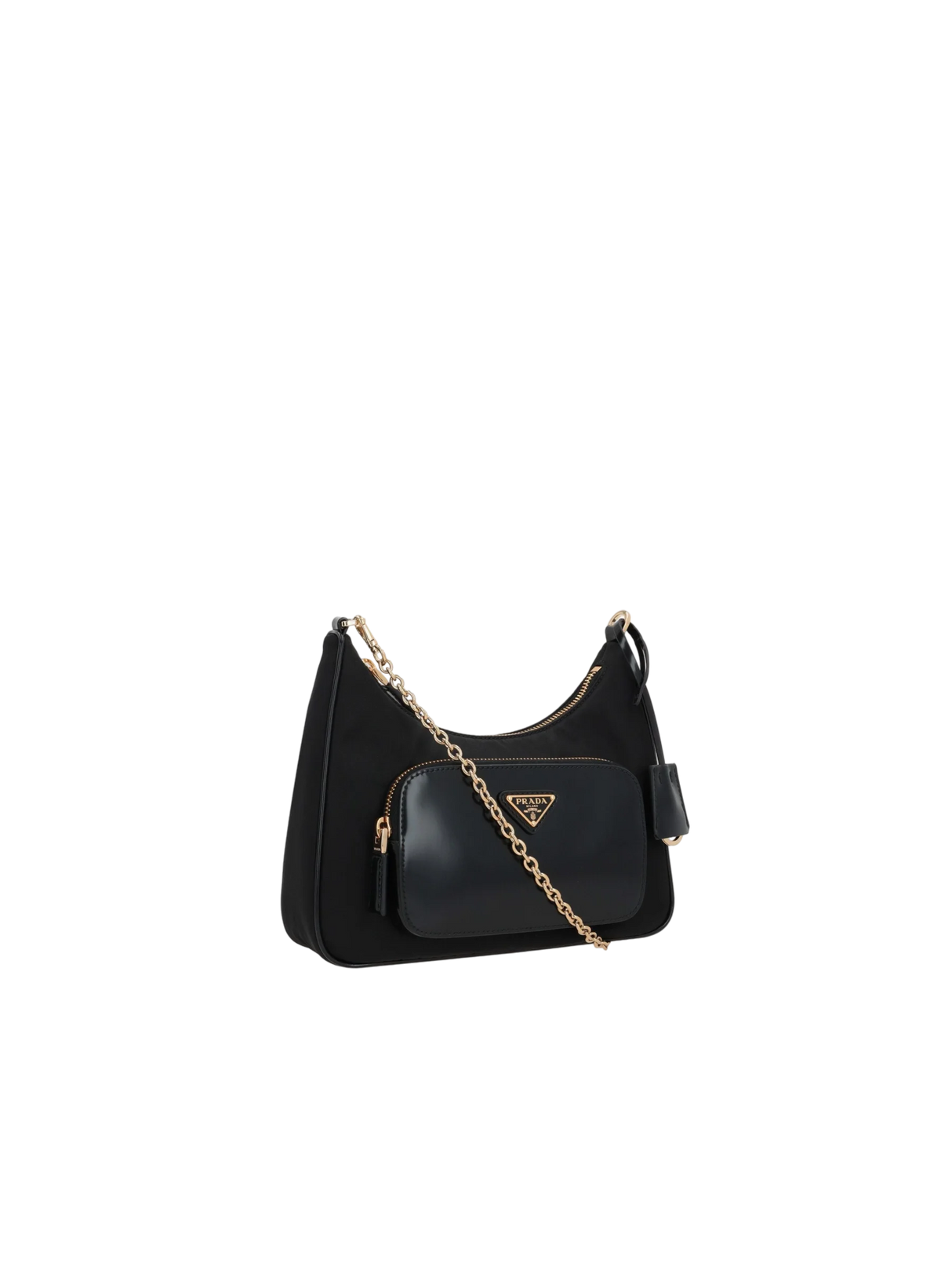 Re-Nylon and Brushed Leather Mini Shoulder Bag-PRADA-JOHN JULIA