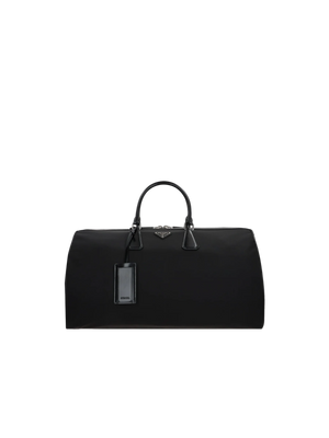 Re-Nylon and Brushed Leather Weekend Bag-PRADA-JOHN JULIA