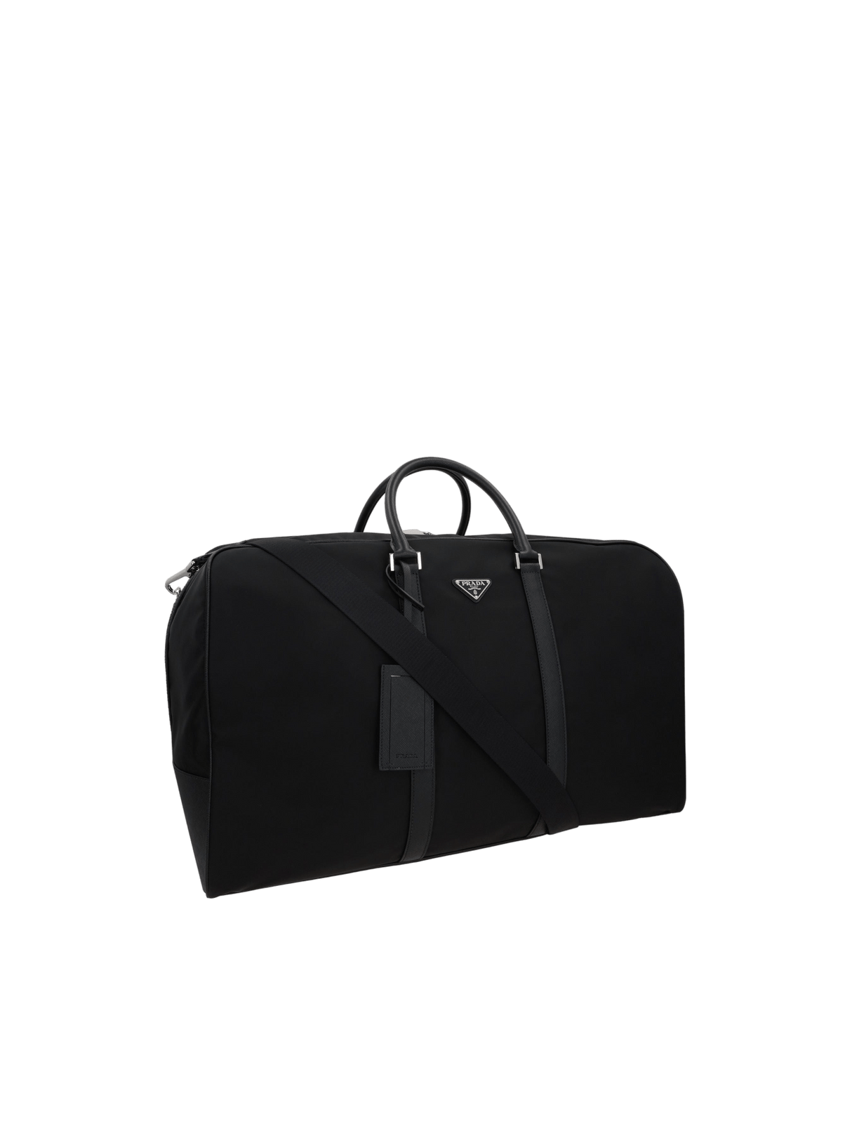 Re-Nylon and Saffiano Leather Weekend Bag-PRADA-JOHN JULIA