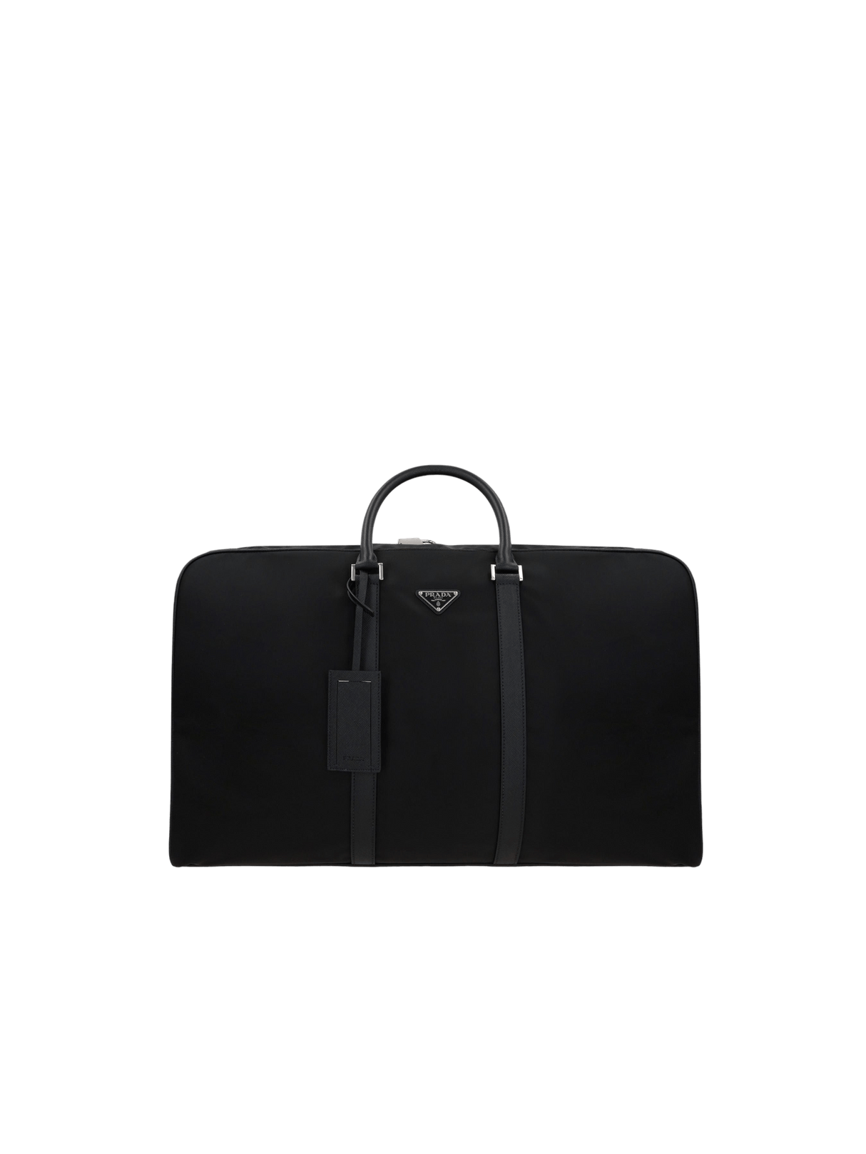 Re-Nylon and Saffiano Leather Weekend Bag-PRADA-JOHN JULIA