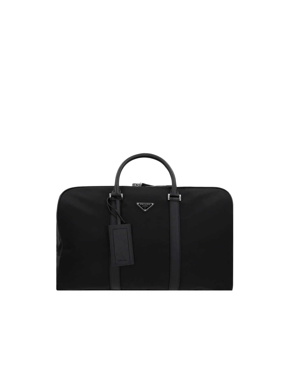 Re-Nylon and Saffiano Leather Weekend Bag-PRADA-JOHN JULIA