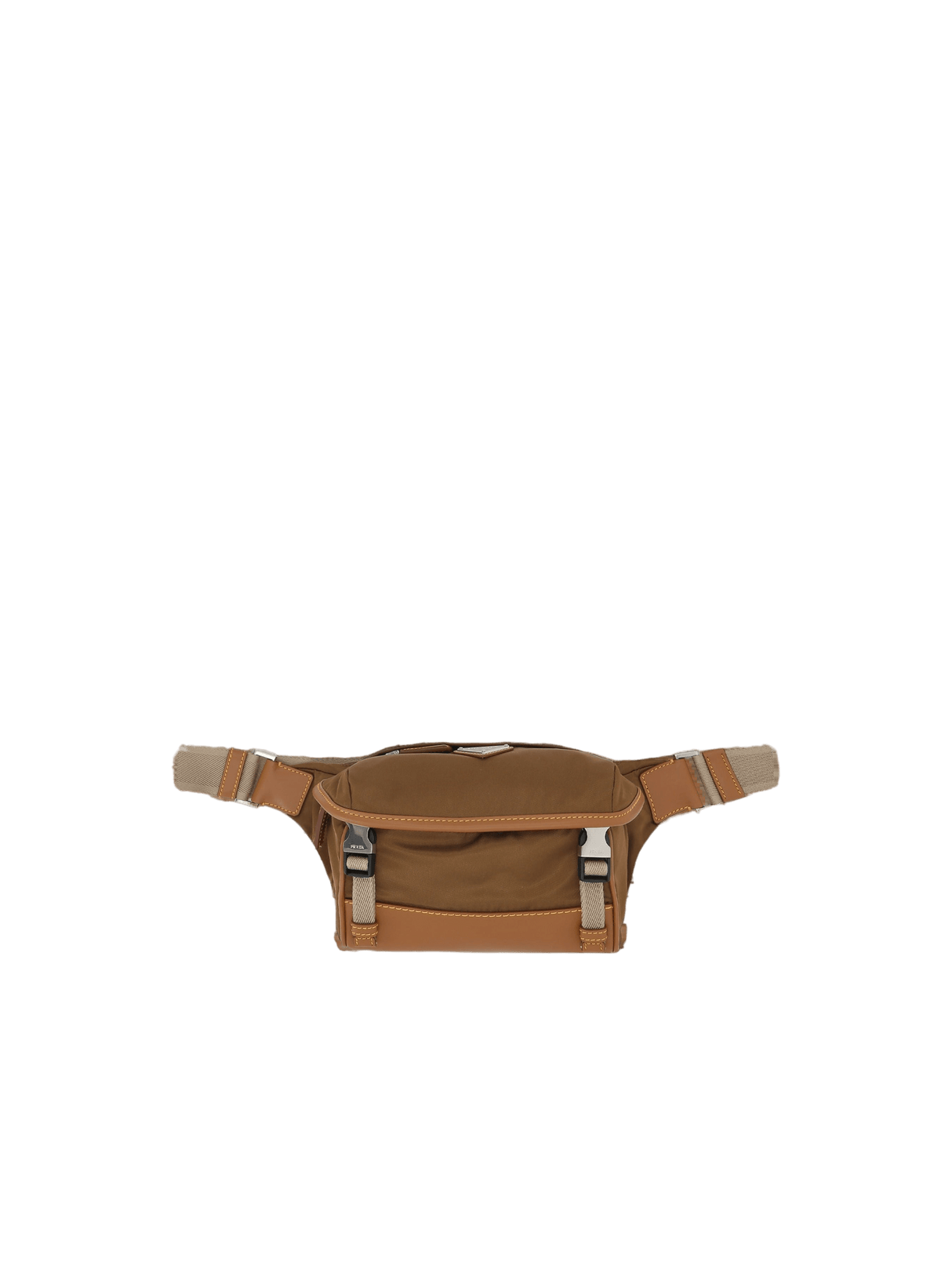 Re-Nylon and Smooth Leather Belt Bag-PRADA-JOHN JULIA