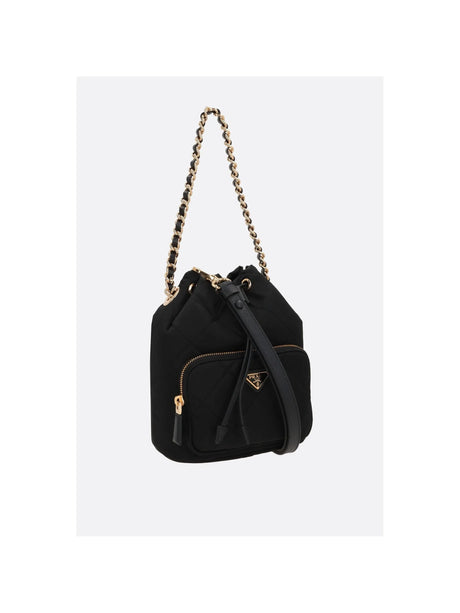 Re-Nylon Chain Bucket Bag-PRADA-JOHN JULIA