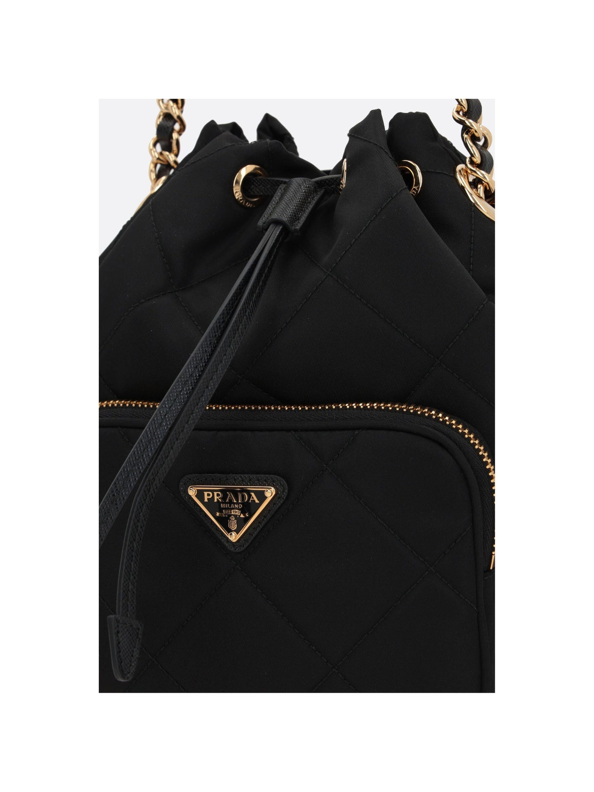 Re-Nylon Chain Bucket Bag-PRADA-JOHN JULIA