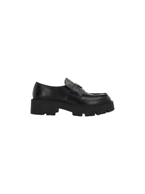 Rois Brushed Leather Loafers-PRADA-JOHN JULIA