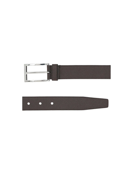 PRADA-Saffiano Leather Belt-JOHN JULIA