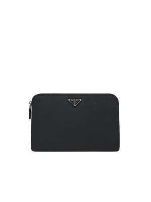 Saffiano Leather Clutch-PRADA-JOHN JULIA