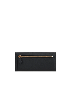 PRADA-Saffiano Leather Continental Wallet-JOHN JULIA