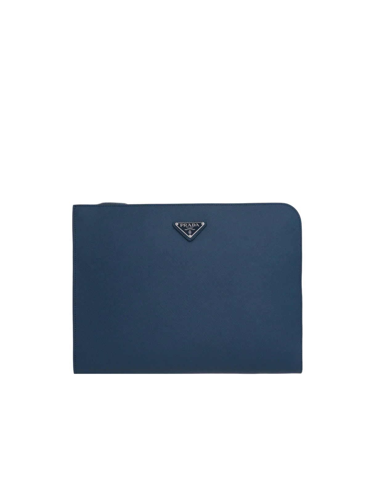 Saffiano Leather Half-Zip Document Holder-PRADA-JOHN JULIA