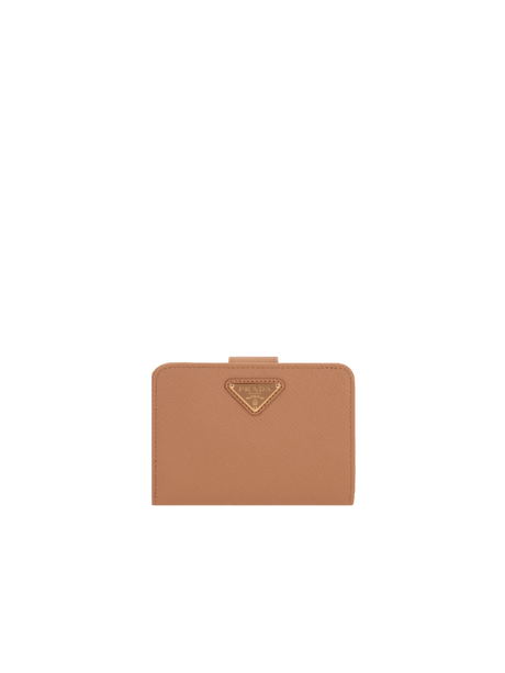 PRADA-Saffiano Leather Small Wallet-JOHN JULIA