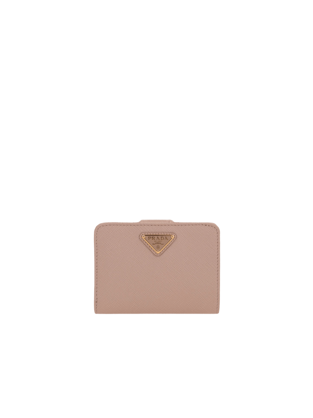 Saffiano Leather Small Wallet-PRADA-JOHN JULIA