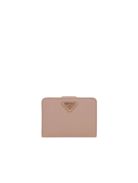 Saffiano Leather Small Wallet-PRADA-JOHN JULIA