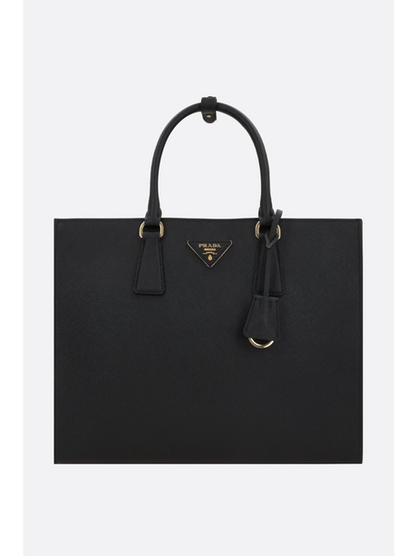 Saffiano Lux Leather Tote Bag-Prada-JOHN JULIA