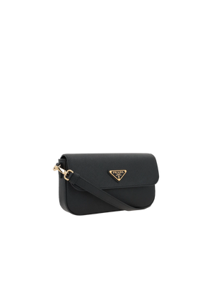 Saffiano Lux Leather Mini Crossbody Bag-PRADA-JOHN JULIA